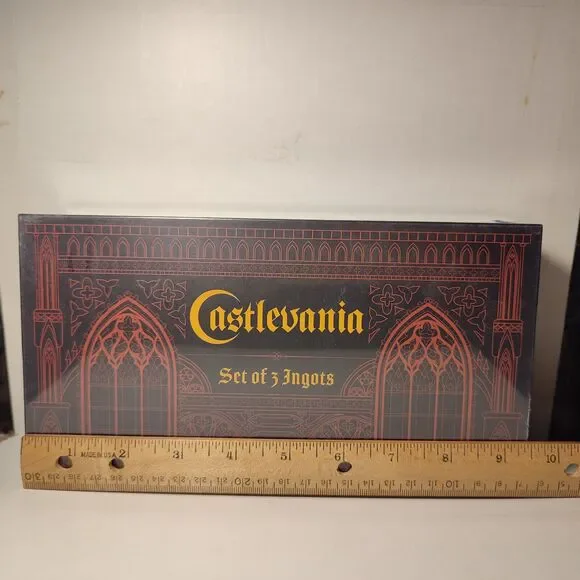 Castlevenia Alucard Maria Renard & Richter Belmont Metal Card Figurine Ingots
